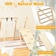 preview thumbnail 6 of 7, Gymax 5-in-1 Kids Indoor Playground w/ Slide Climbing Rock Adjustable