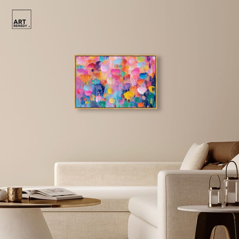 Jubilee of Colors Canvas by Art Remedy