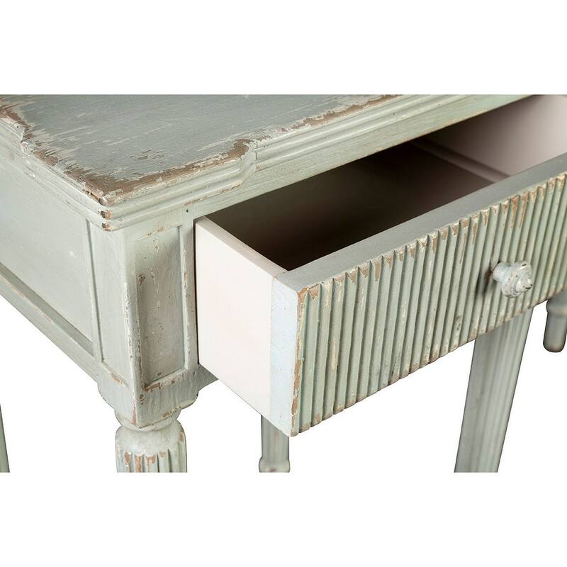 Shapiro 69" Console Table, Distressed Aged