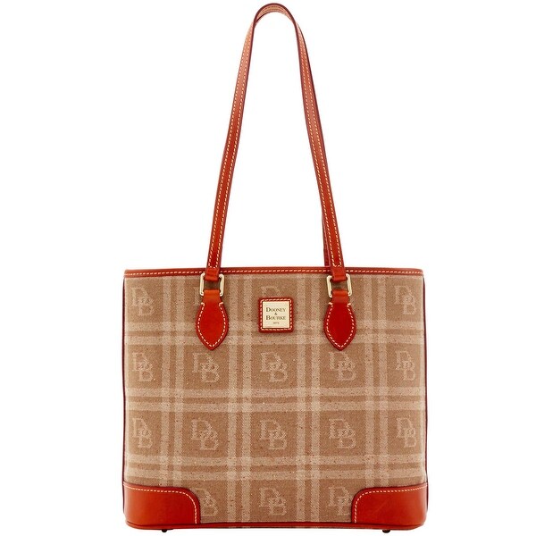 Dooney & Bourke DB Plaid Jacquard Richmond (Introduced by Dooney & Bourke at $228 in Jul 2016) - Tan