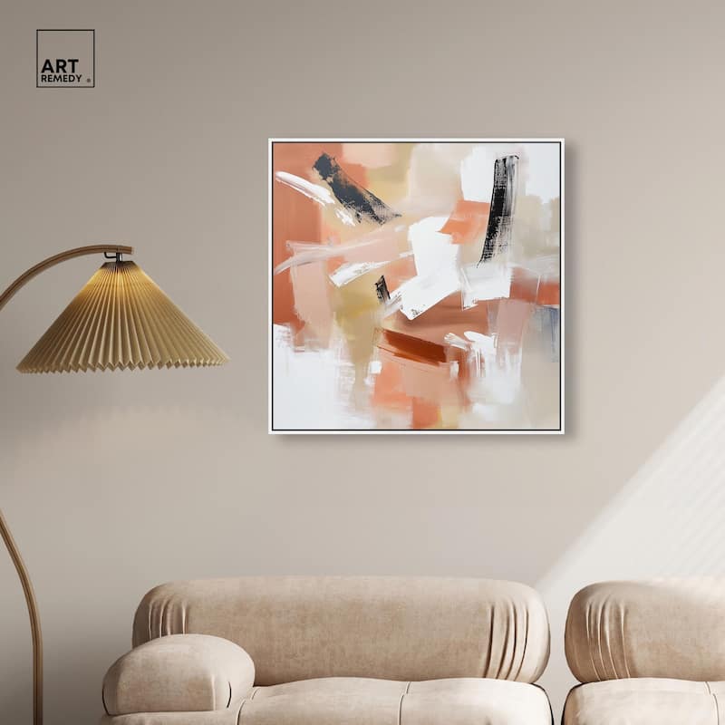 Rose and Rust III Canvas by Art Remedy