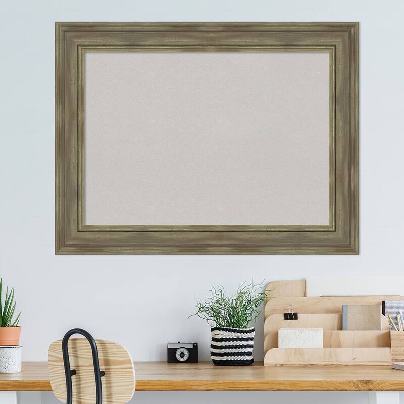 Alexandria Greywash Wood Framed Corkboard Bulletin Boards