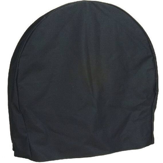 Sunnydaze Firewood Log Hoop Black Steel Easy Access Storage - Multiple Sizes - 48 Inch - Cover ONLY