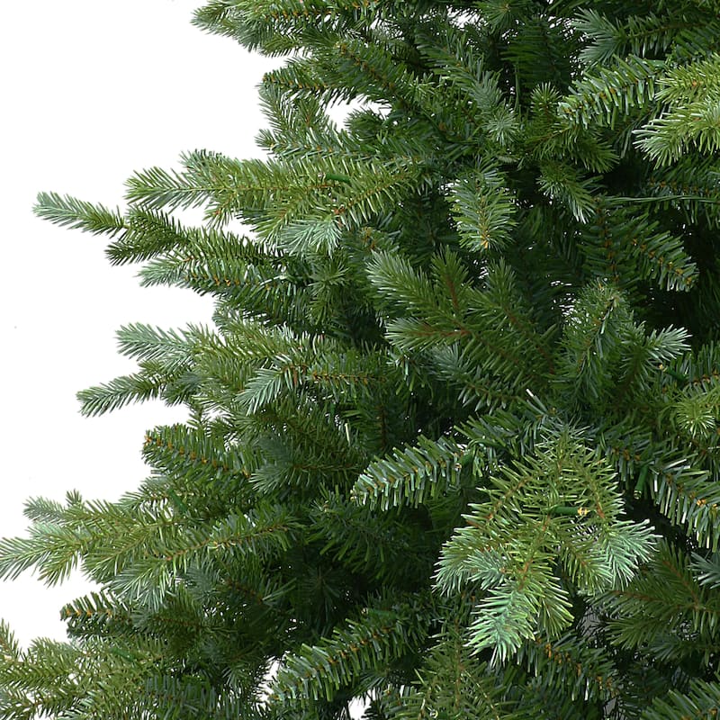 Puleo International 7.5 ft. Pre-Lit Artificial Linden Fir Tree