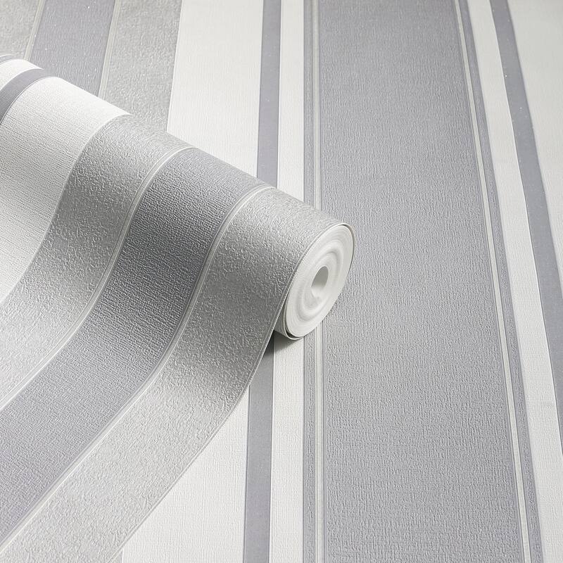 Arthouse Palazzo Silver Stripe Wallpaper