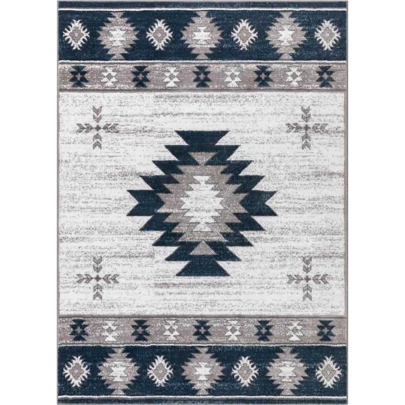 Well Woven Dulcet Rodrigo Southwestern Medallion Area Rug