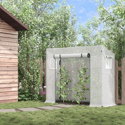 Walk-in Garden Greenhouse Patio Hot House w/ Steel Frame