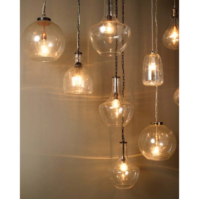 Alden Décor Burke Hand Blown Glass Pendant