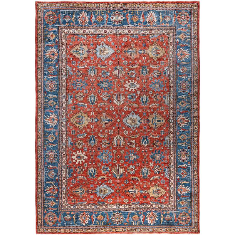 Serapi One-of-a-Kind Hand-Knotted Area Rug - Red - 8' 9" x 11' 11"