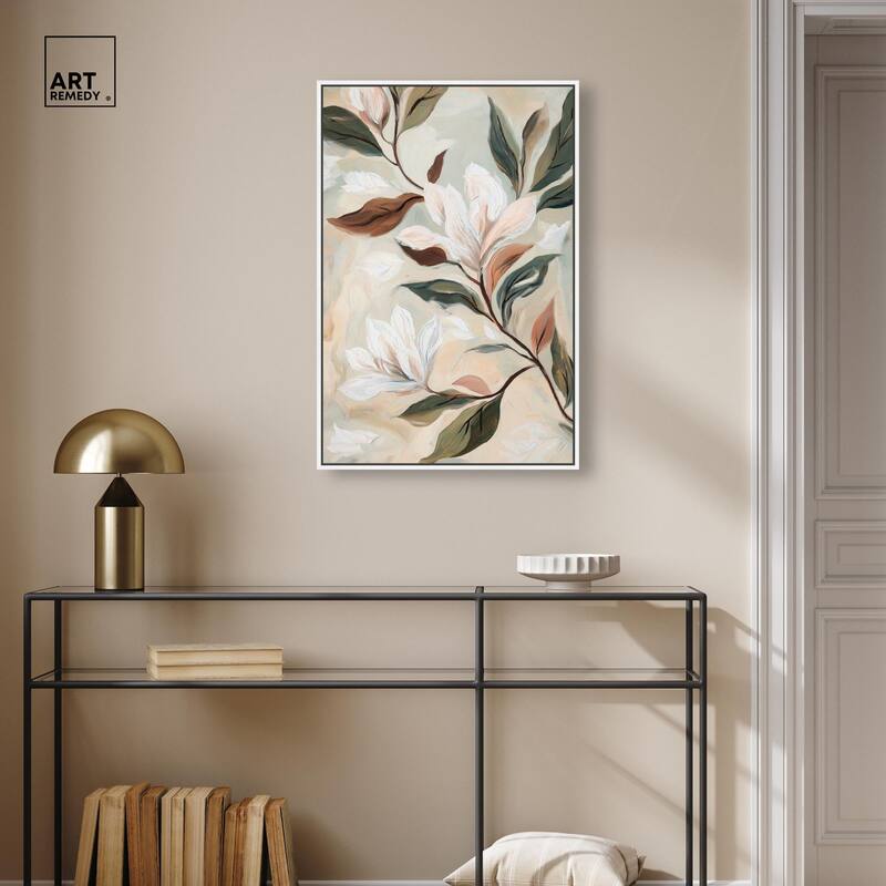 Soft Magnolia II Canvas by Art Remedy