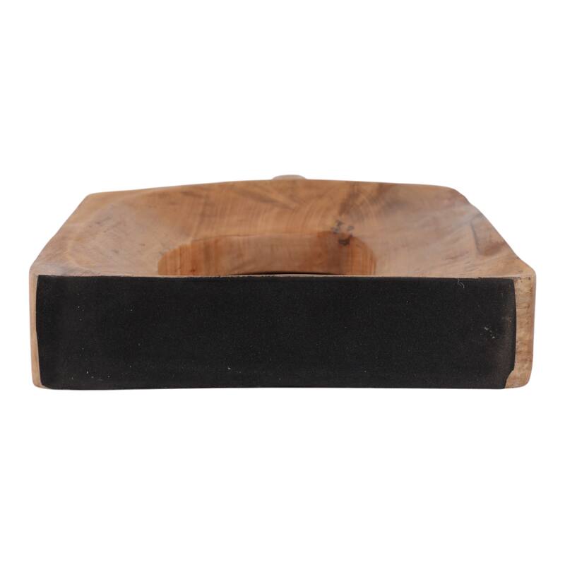 Wood Decorative Vase Cutout Center Tall Stylish Statement Decor