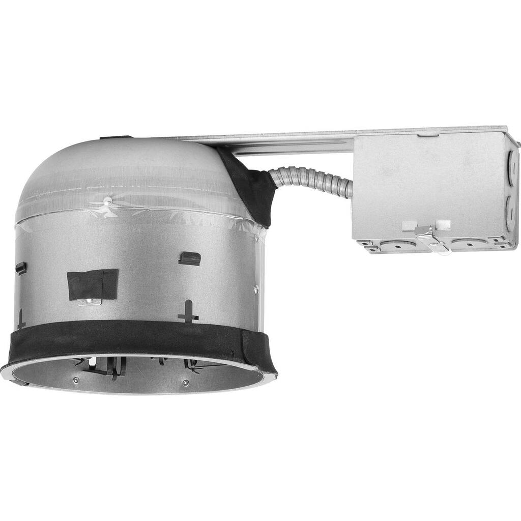 6 in. Steel Recessed Shallow New Construction Housing with Quick Link Connector for 6 in. Trim - Medium