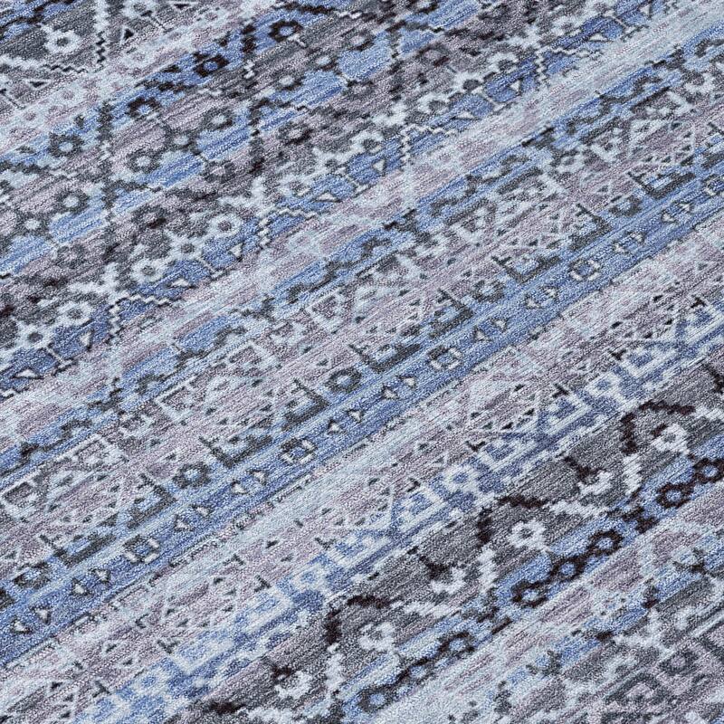 HomeRoots Striped Transitional Rectangle Outdoor Rug
