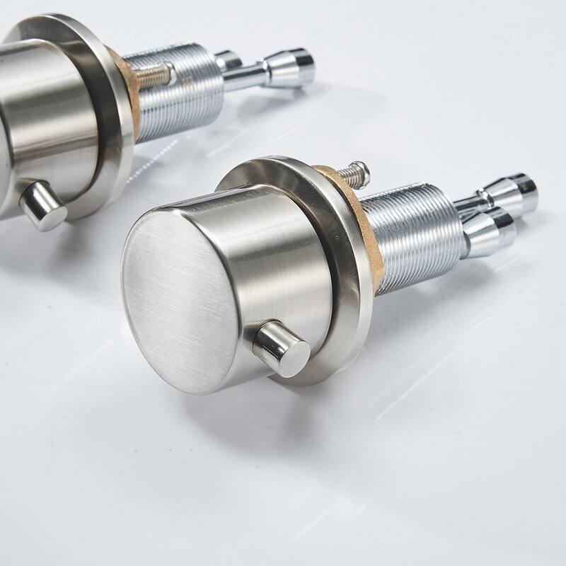 LED Waterfall Widespread Polished Nickel Bathroom Faucet