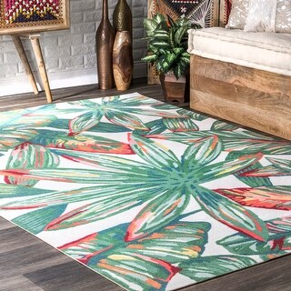 Shop Nuloom Multi Indoor Outdoor Contemporary Tropical