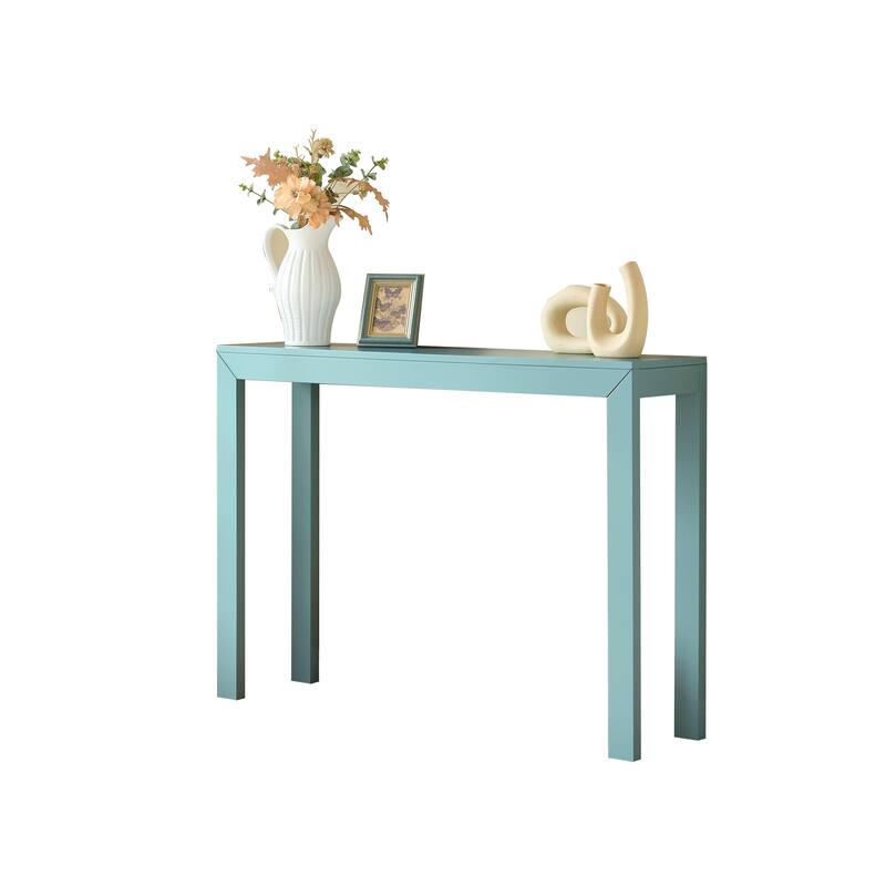 Russell Collection Modern Wood Rectangle Console Table