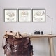 preview thumbnail 15 of 26, Stupell Soft Floral Bathroom Scenes 3 Piece Framed Giclee Art Set Design by Stella Chang - Off-White