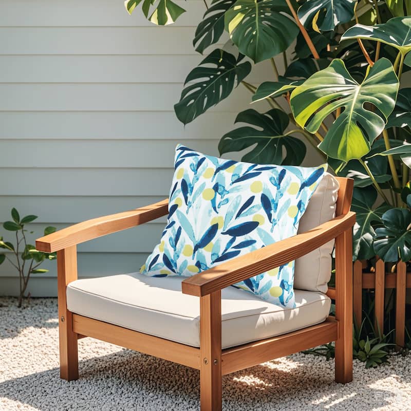 4 Pack Outdoor Throw Pillows,Waterproof & Fade-Resistant Patio Cushions-Soft & Comfortable Decorative Pillow Covers