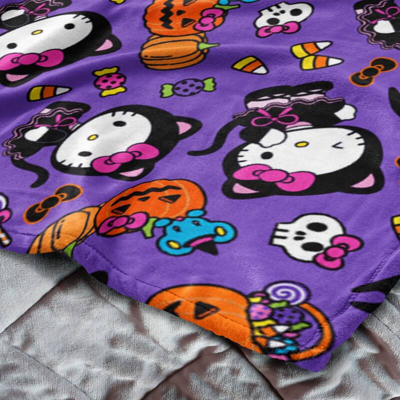 Sanrio Hello Kitty Halloween Silk Touch Throw Blanket