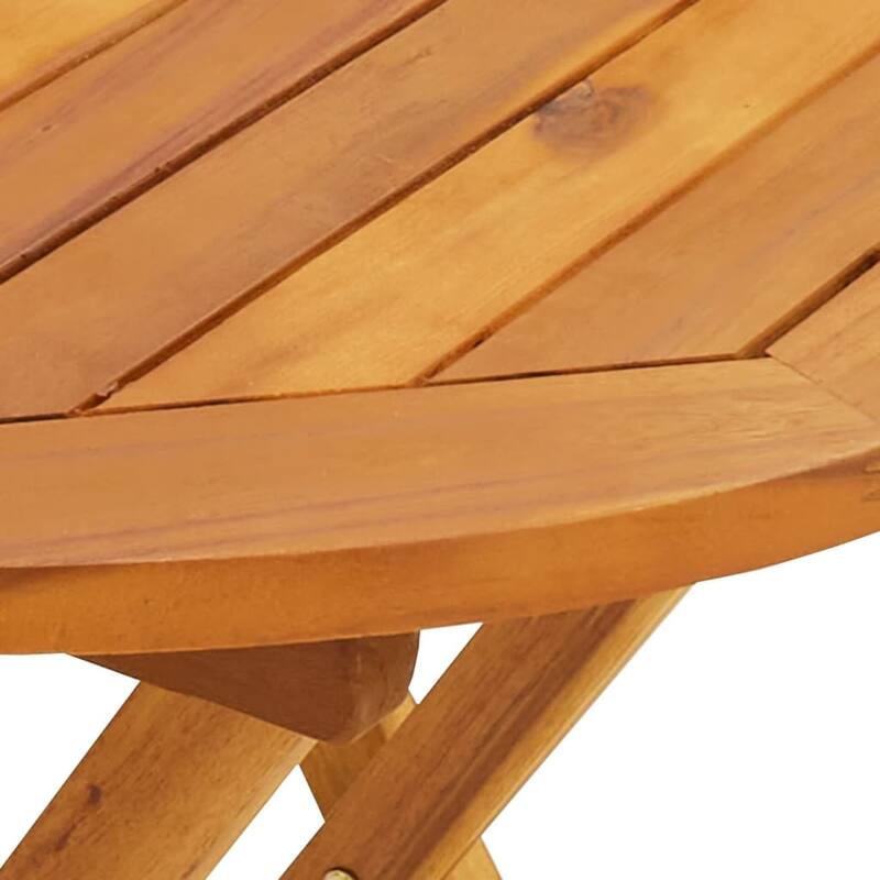 vidaXL Bistro Set Grey Solid acacia wood, polypropylene Standard