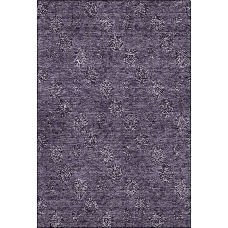 Premium Washable Super Soft Floral Imprint Mayfield Rug