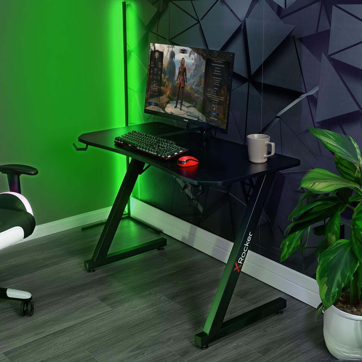X Rocker Raven Gaming Desk - Bed Bath & Beyond - 41775042