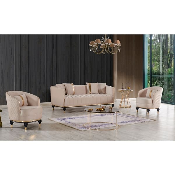 Toronto One Sofa Two Chair Modern Living Room Set Bed Bath & Beyond 37639300