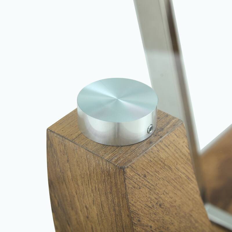 Modern minimalist transparent tempered glass coffee table