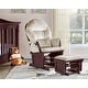 preview thumbnail 1 of 27, Suite Bebe Monti Glider and Ottoman Espresso Beige
