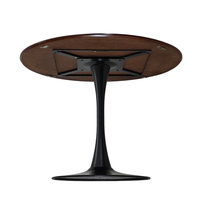 47.24" Modern Round Dining Table,Four Patchwork Tabletops