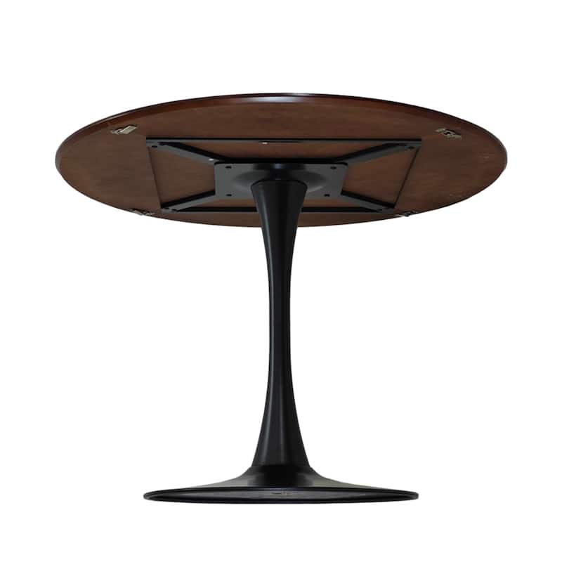 Modern Round Dining Table With Four Patchwork Tabletops