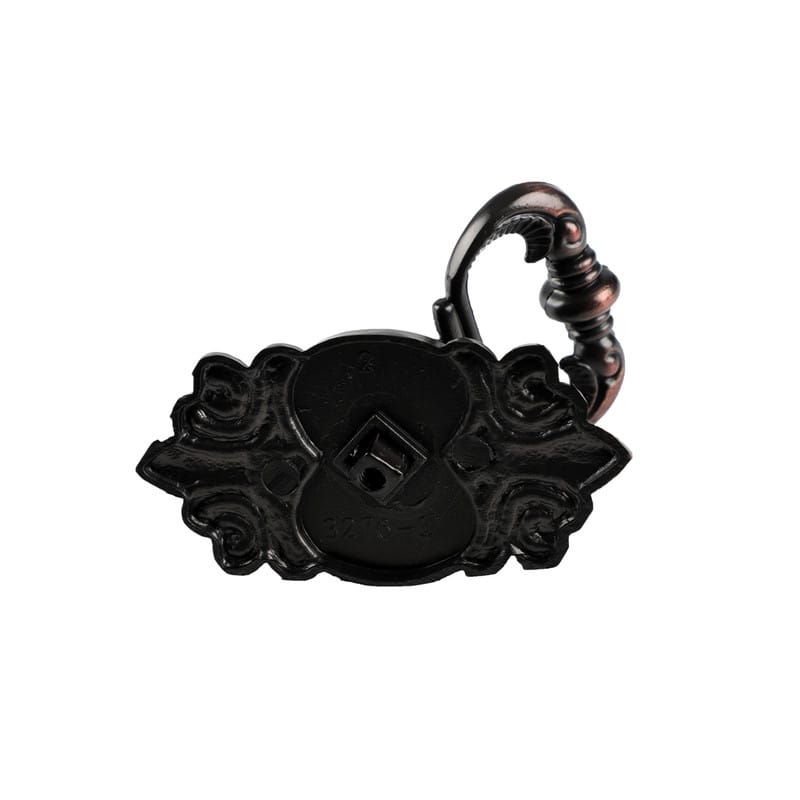 Utopia Alley Vallia Cabinet Ring Pull Knob - Vintage Cabinet Hardware with Hand Finished Oil Rubbed Bronze, 2.6"