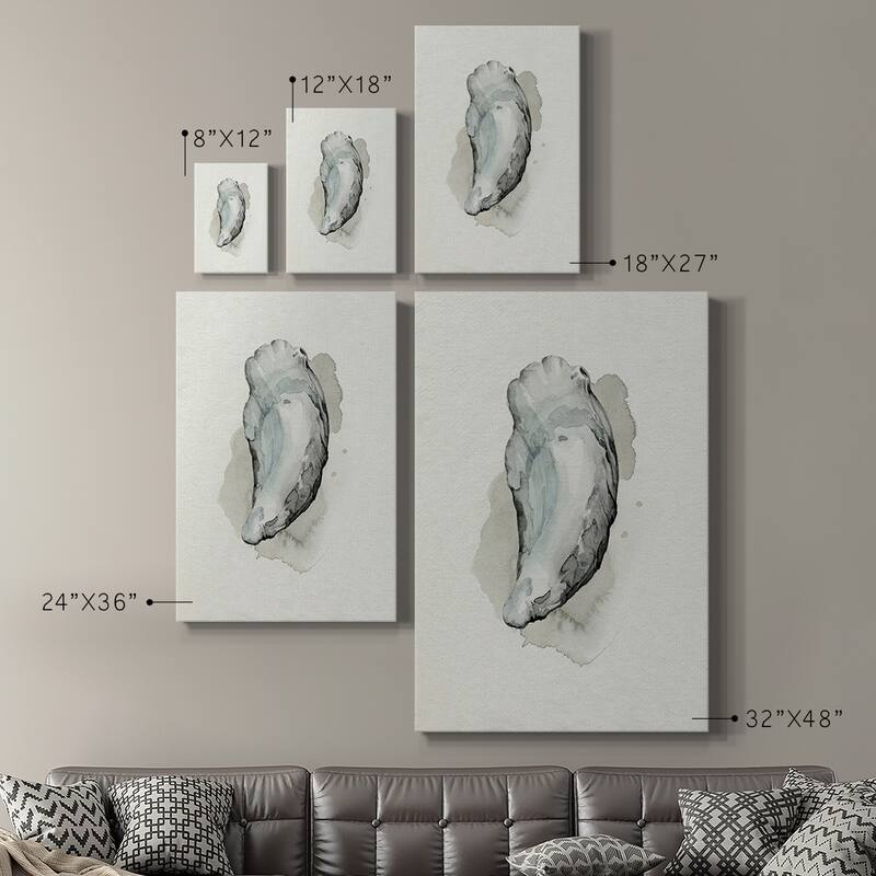Oysters on the Bay II Premium Gallery Wrapped Canvas - Ready to Hang