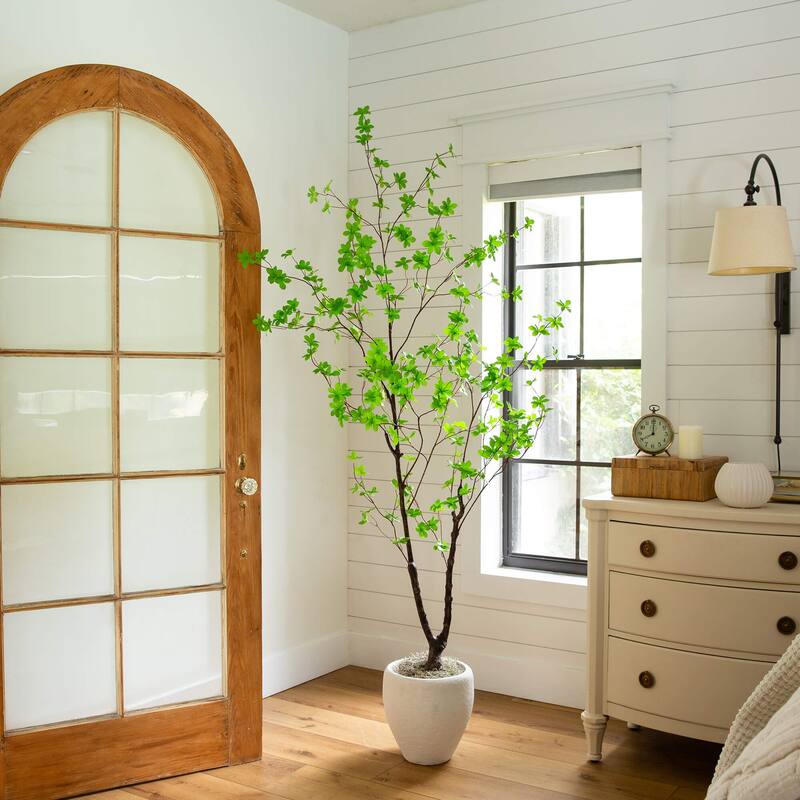 6-ft Artificial Minimalist Enkianthus Tree - Green