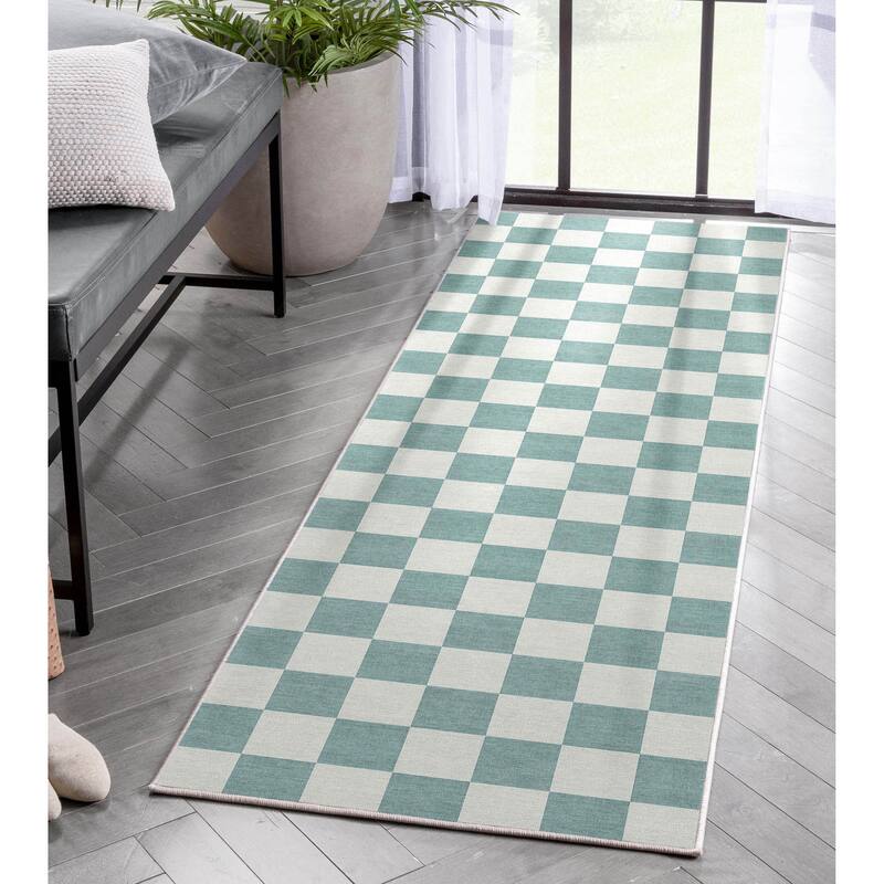 Well Woven Apollo Square Modern Geometric Flat-Weave Area Rug