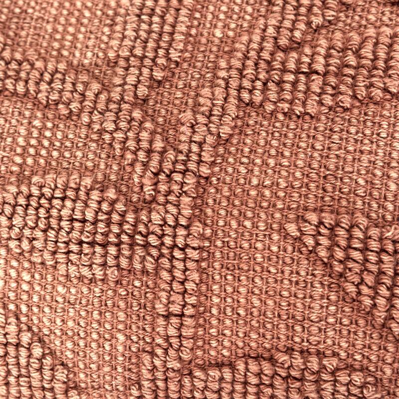 Rizzy Home Textured Botanical Pattern Throw Pillow