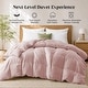 preview thumbnail 14 of 77, All Season Lightweight & Medium Weight White Goose Feather Down Comforter Duvet Insert California King - Medium Weight Pink