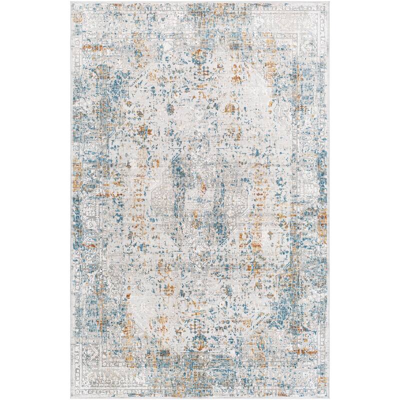 Livabliss Shabby Chic Carmel Medallion Area Rug