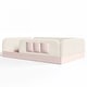 preview thumbnail 108 of 124, Twin/Full/Queen Teddy Fleece Floor Bed with Upholstered Safety Rails and Pocket