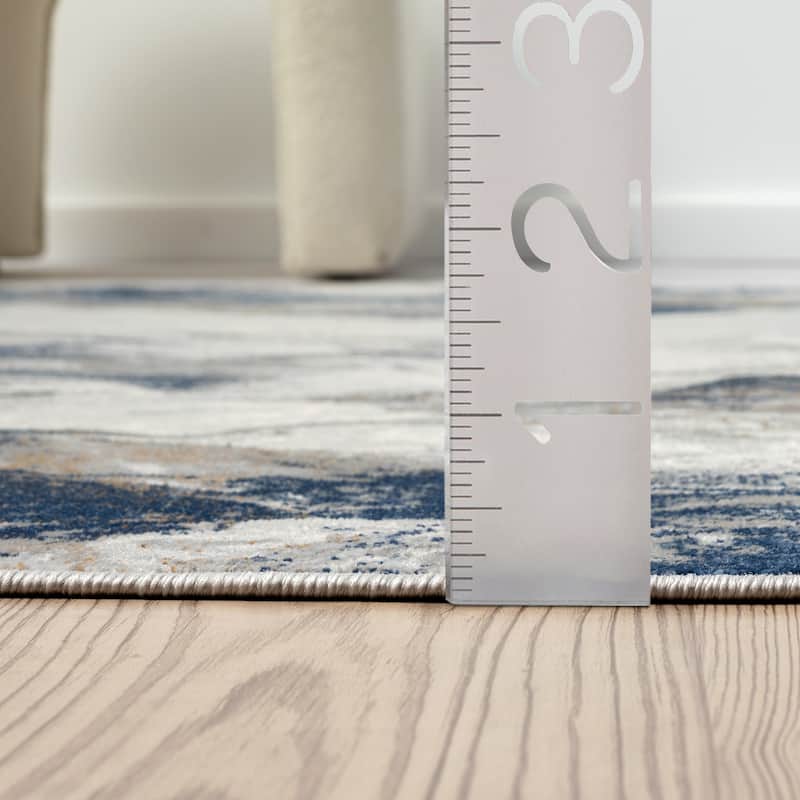 Abani Rugs Regal REG500 Swirl Abstract Low Pile Area Rug
