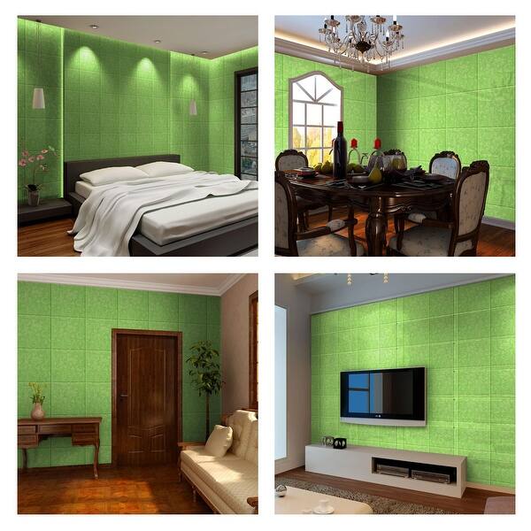 Shop 3d Wall Panels 12 X12 Foam Self Stick Wall Decoration Wall