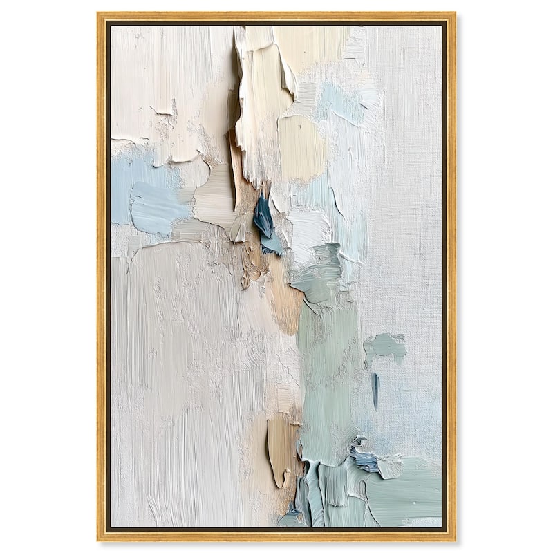 Impasto Intervals III Canvas by Art Remedy - 24" x 36" - Gold