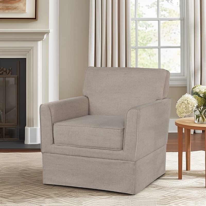 Slipcover Accent Armchair - Light Brown