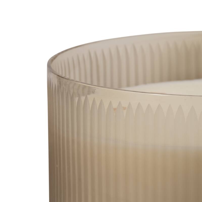 Sagebrook Home Scented Candle - Elevate Your Space with This Exquisite Home Accessory, Ivory - 12" x 12" x 7"