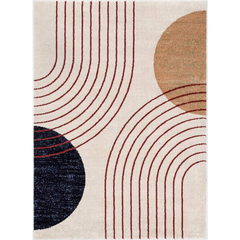 Well Woven Omaha Laslow Modern Geometric Soft Plush Rug