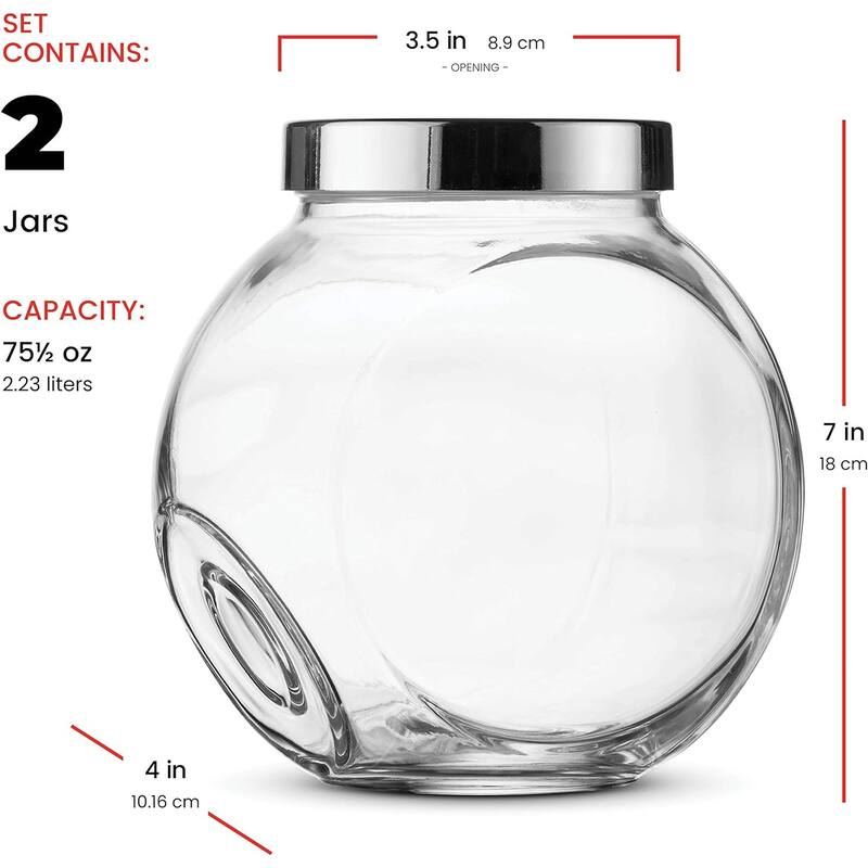 Bormioli Rocco Pandora Glass Candy Jar
