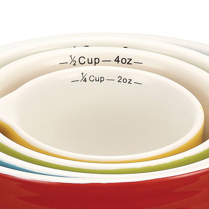 Batter Bowl Shaped Measuring Cups (Set of 4 Sizes)
