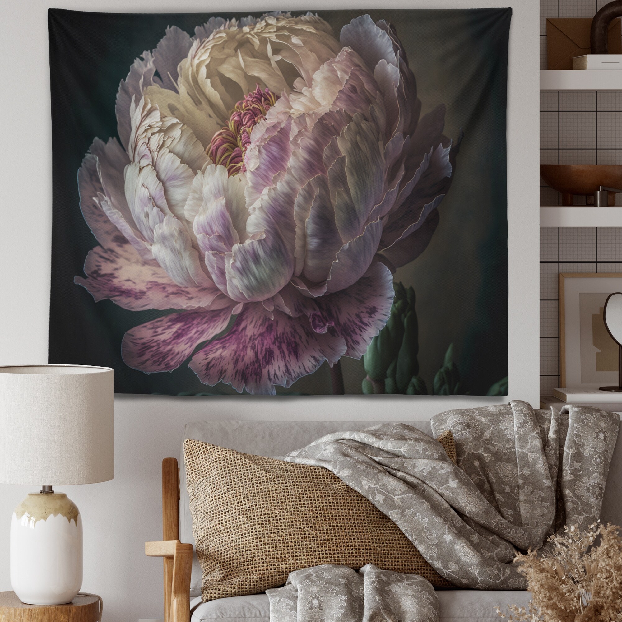 Peony tapestry 2025
