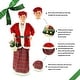 preview thumbnail 6 of 9, Fraser Hill Farm 58-In. Dancing Mrs. Claus with Basket, Life-Size Christmas Holiday Indoor Home Decoration