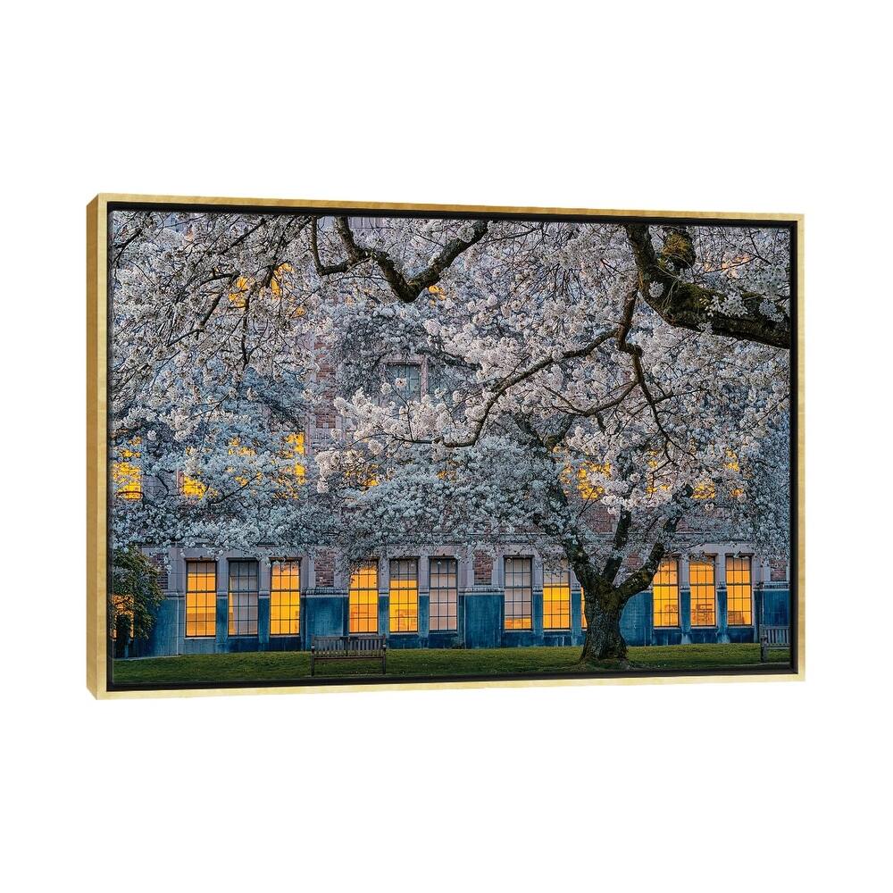 iCanvas "Morning At University Of Washington" by Lydia Jacobs Framed Canvas Print